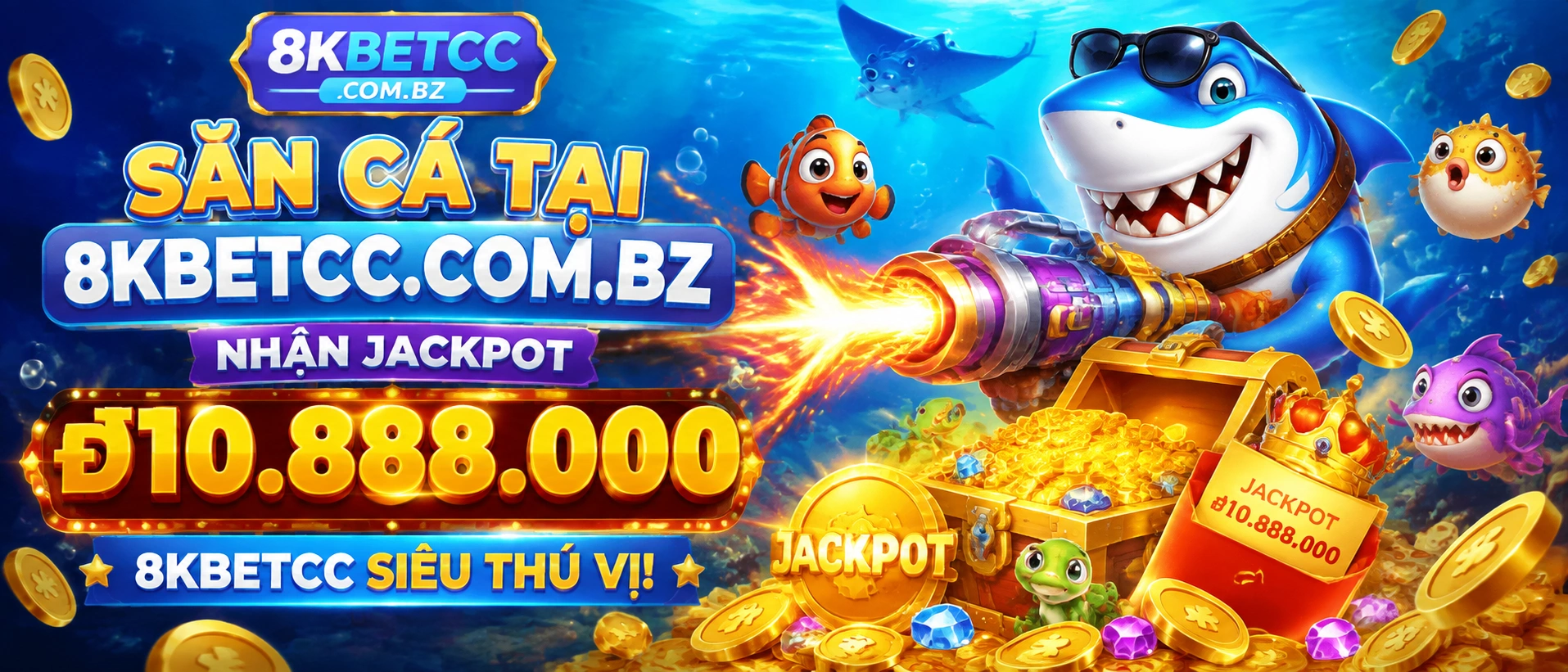 Bắn cá tại 8kbetcc