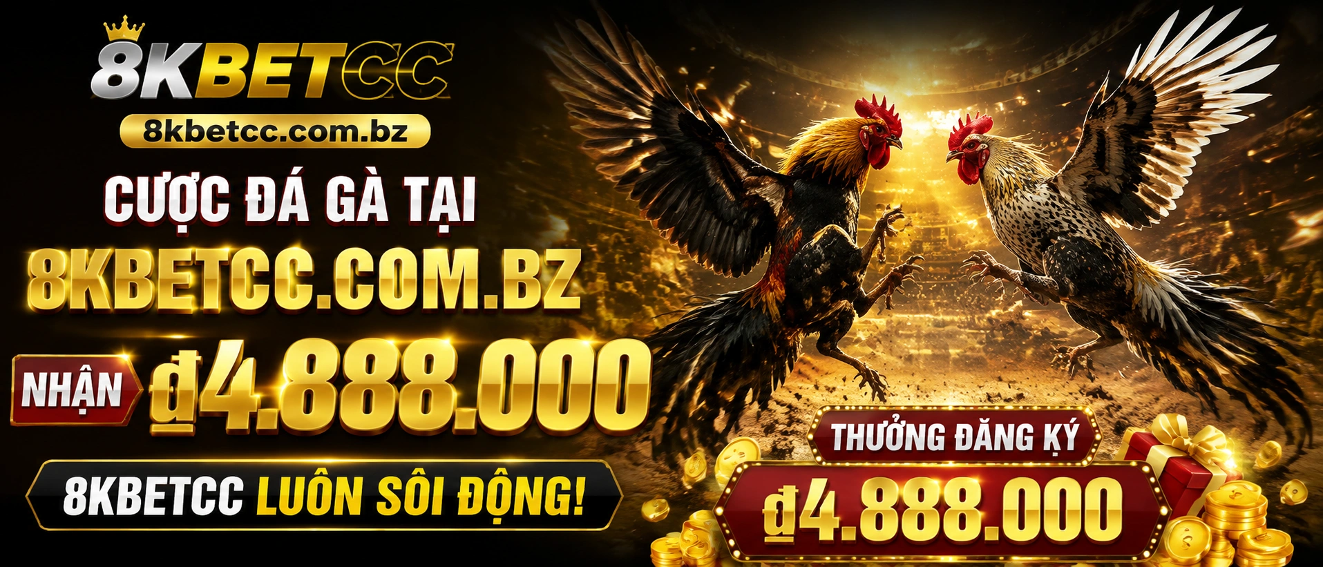 Đá Gà Trực Tiếp trên 8kbetcc.com.bz